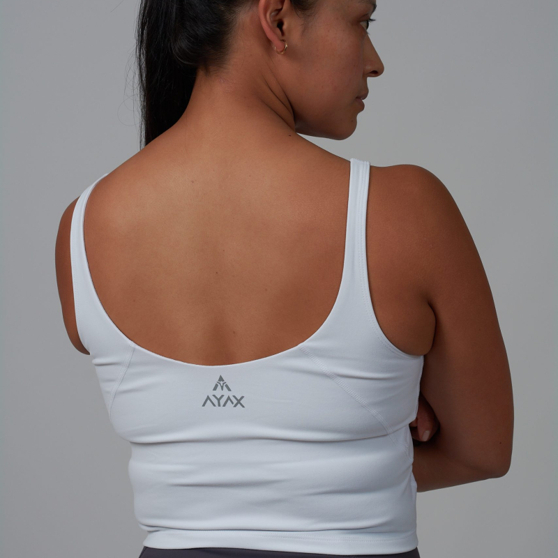 Solid Crop Tank Top for Women